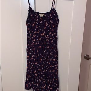 Blue Floral Summer Dress